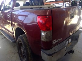 2007 TOYOTA TUNDRA, BURGUNDY, LIMITED MODEL, CREW CAB, 5.7L, AT, 4WD. Z26407

